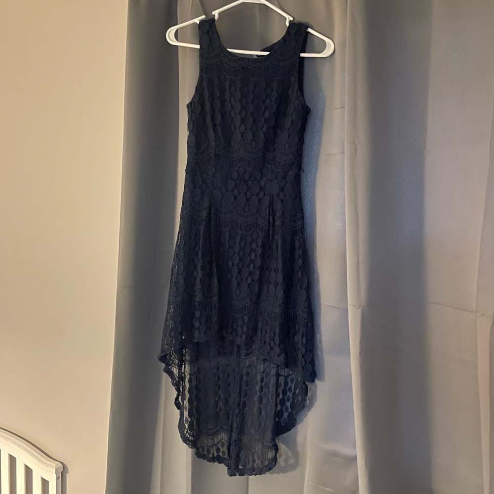 Beautiful lace, high-low dress